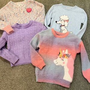 Primark Girls 4/5 Sweater Bundle